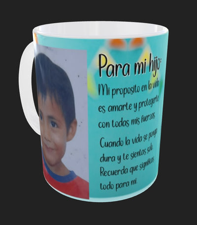 Taza personalizada | Para mi hijo