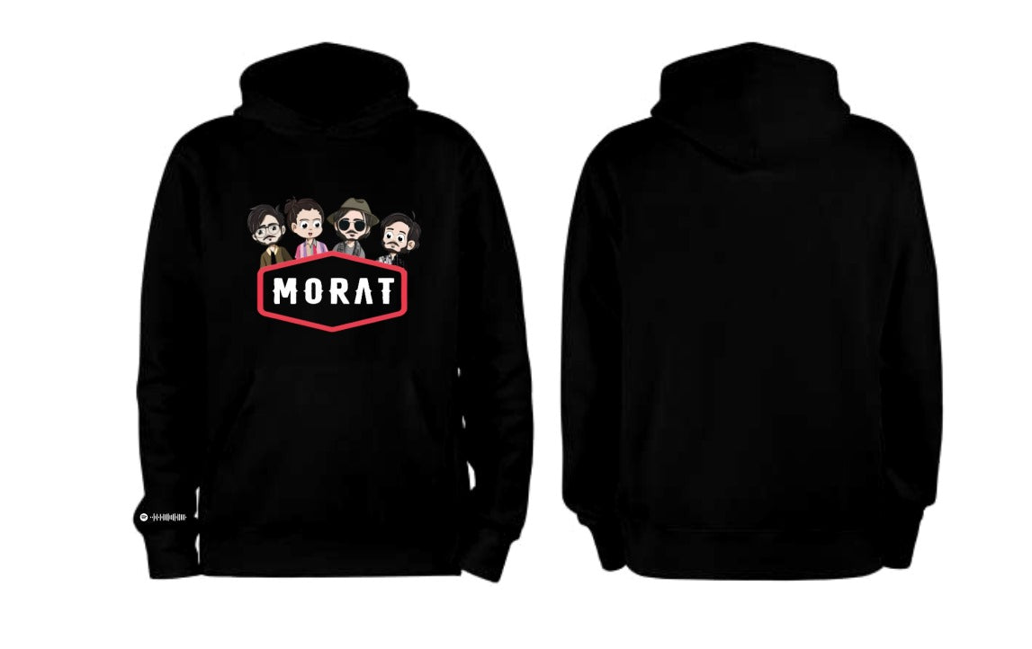 Sudadera Morat | Negro | Porfa no te vayas | Código de spotify