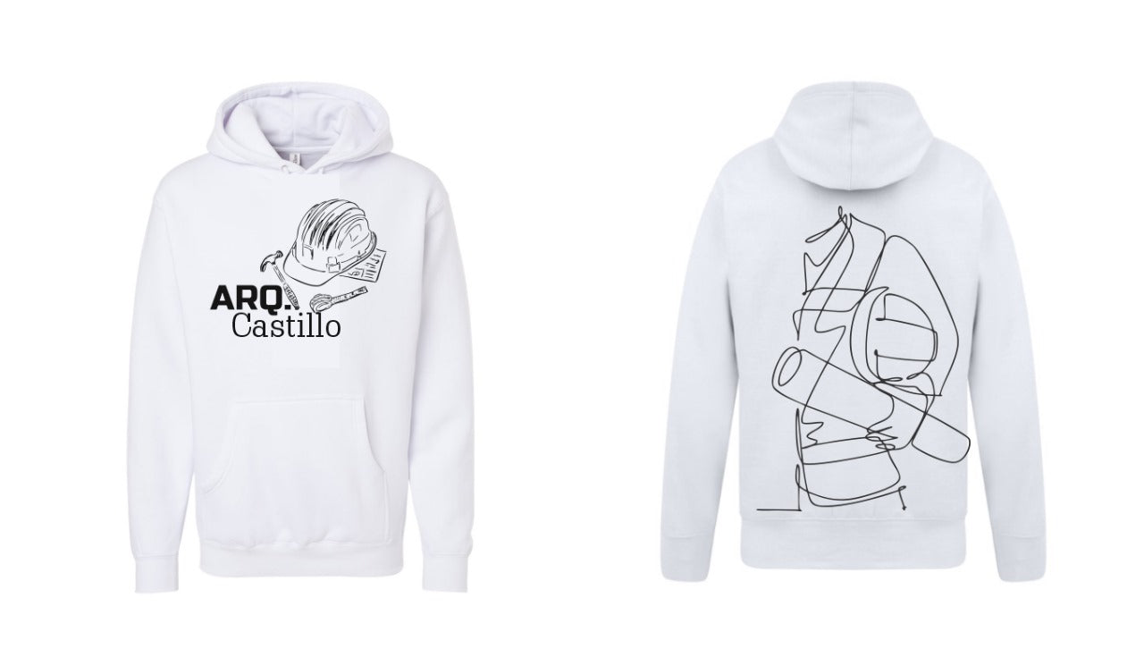 Sudadera Personalizada | Negro | Diseño Cliente Arquitecto Castillo
