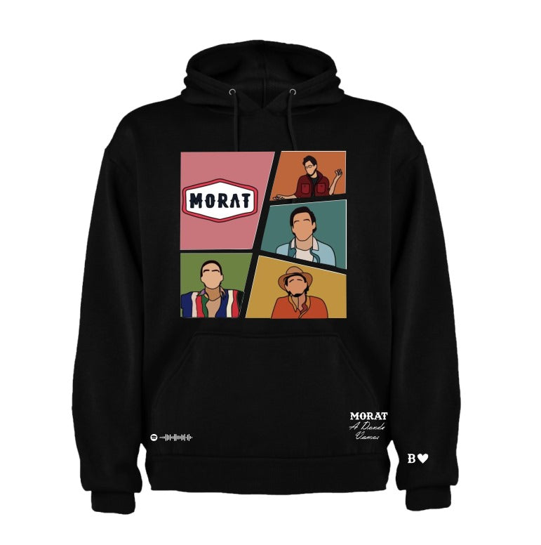 Sudadera Morat | Negro | Spotify | A donde vamos | B