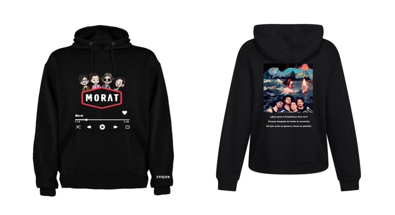 Conjunto | Sudadera Pants | Color Negro | Morat