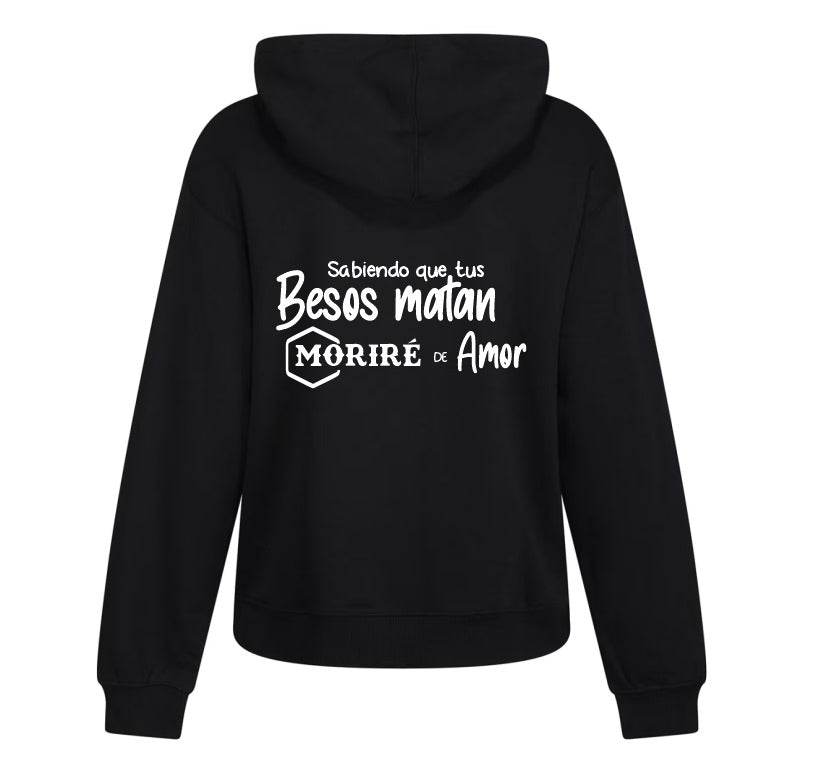 Sudadera Morat | Negros | Sabiendo que tus besos matan