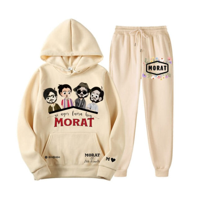 Conjunto Morat | Beige | Spotify | Santa Fé| Frase date la vuelta