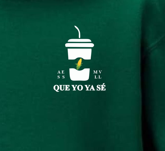Sudadera Personalizada | Verde | Que yo ya se