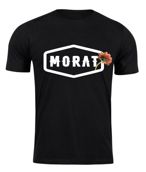 Playera Personalizada | Morat | Negro | Flor