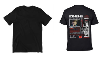 Playera Personalizada | Paulo Londra |Negro | Homerun 2024 | Nublado