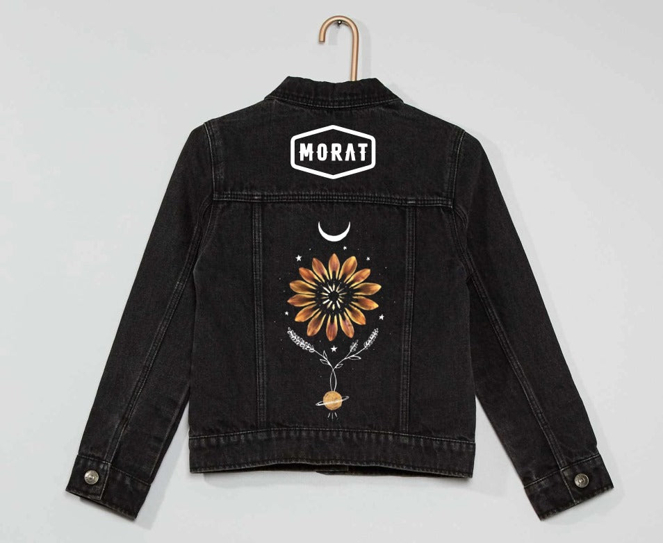 Chaqueta de lona | Morat | Animados | Negro | Gira los estadios