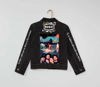 Chaqueta de lona Negra | Morat | ADQA | Frases