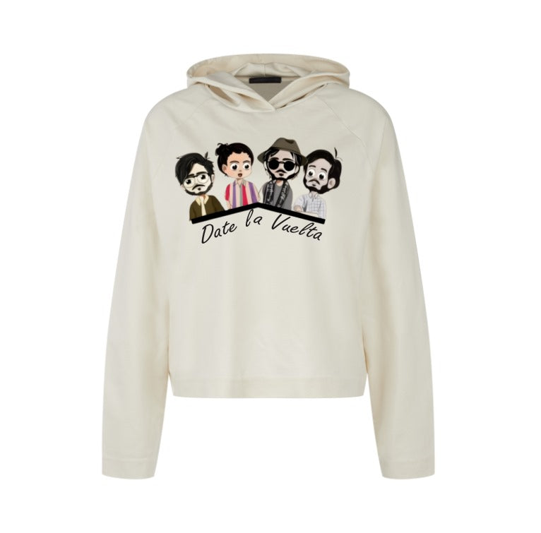 Sudadera Tipo Crop Top | Morat | Beige | Date la vuelta