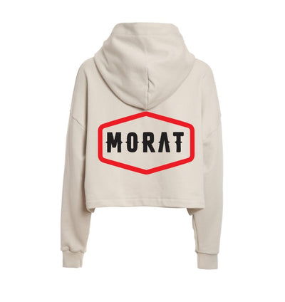 Sudadera Tipo Crop Top | Morat | Beige | Date la vuelta