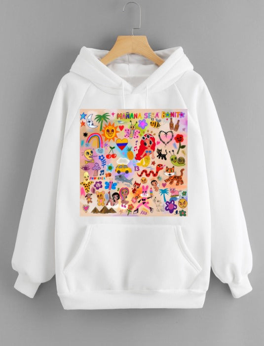 Sudadera Karol G | Blanco | Mañana Será Bonito | VERONICA