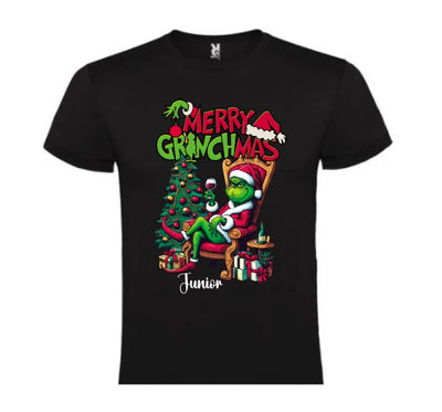 Playeras Personalizadas | Grinch | Junior| Familiar