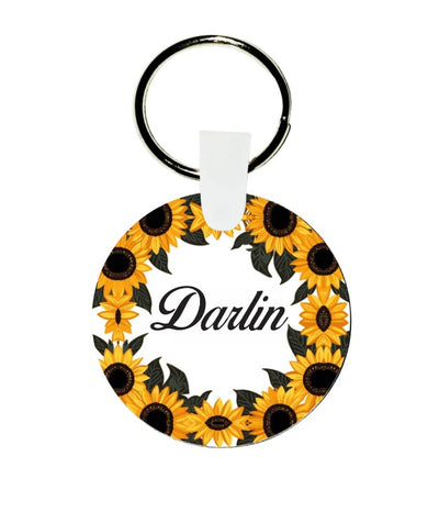 Llavero Personalizado| Girasol | Darlin