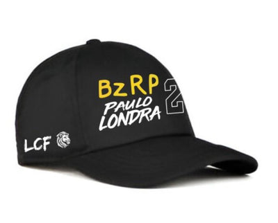 Gorra Perzonalizada | Negra | BZRP | Paulo Londra