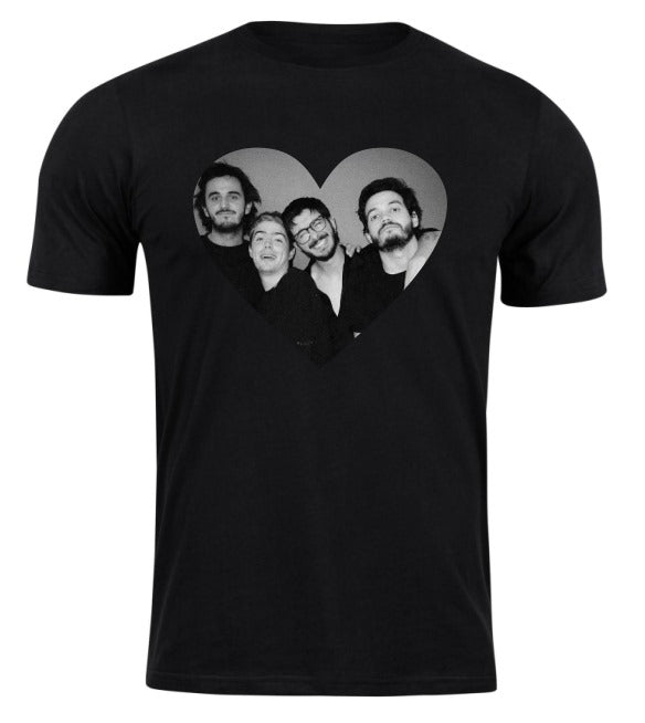 Playera negra | MORAT | Corazón