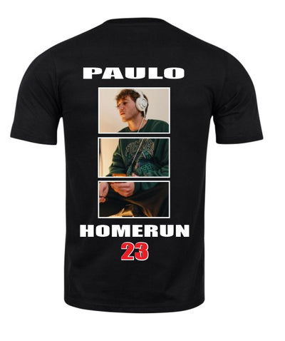 Playera Personalizada| Negra | Paulo Londra | Homerun 23