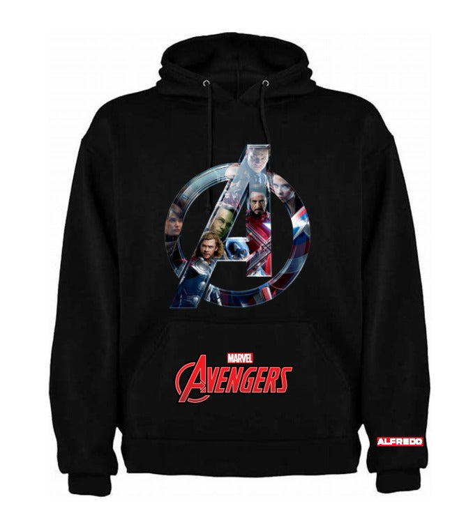 Sudadera Negra| Avengers | Marvel