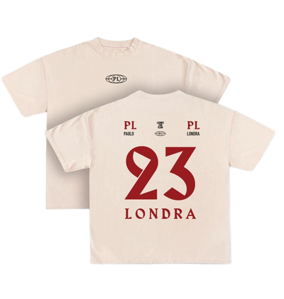Playera OVERZISE | Personalizada | Paulo Londra |beige