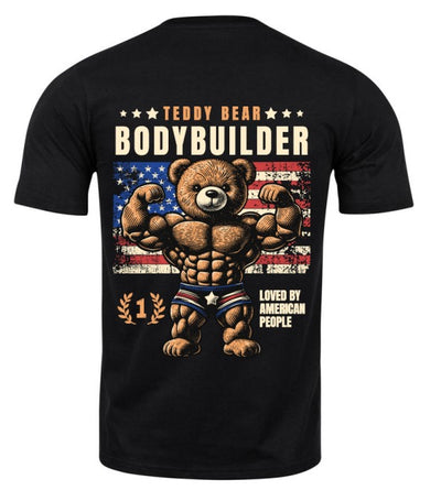 Playera negra | GYM | Power Time | GOLD´S GYM | Teddy Gear