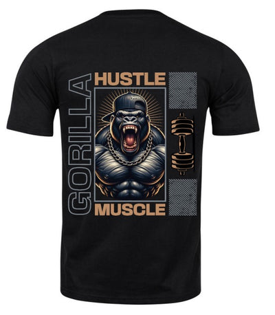 Playera negra | GYM | Power Time | GOLD´S GYM | GARILLA
