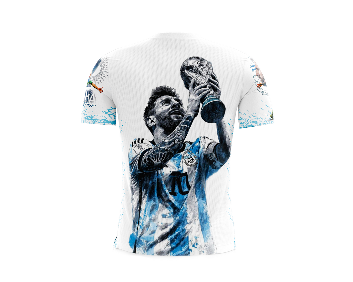 Camisola | Camisola Full Sublimación | Argentina homenaje a Messi