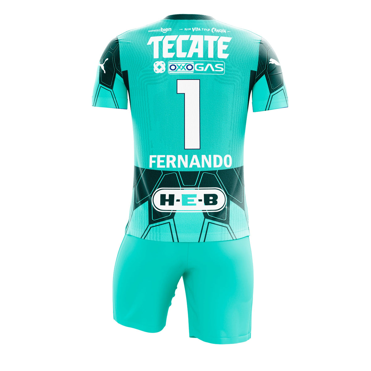Uniforme Deportivo | Rayados De Monterrey | Portero visitante | Verde