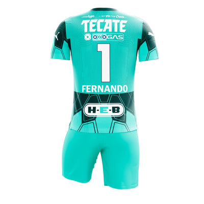 Uniforme Deportivo | Rayados De Monterrey | Portero visitante | Verde