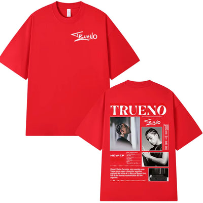 Playera OVERSIZE Naranja | Trueno | collage de fotos |