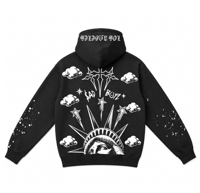 Sudadera | negra | Sad Boyz | Los Angeles