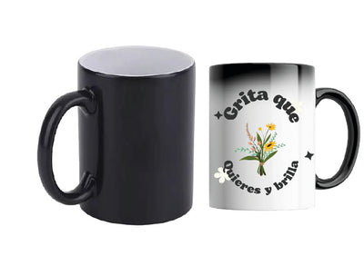 Taza Mágica | Personalizada | humbe | Grita que quireres y brilla