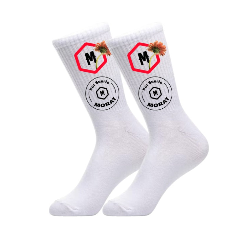 CALCETAS Personalizadas | Blancas | Morat 2