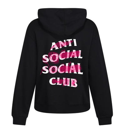 Sudadera | Negro | Anti Social Club | Rallado