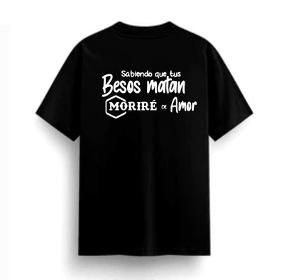 Playera | Negra | Firmas | Morat