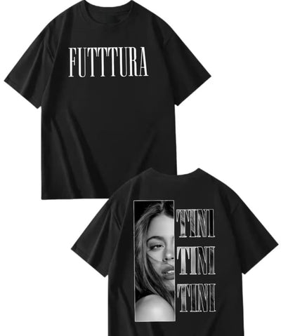 Playera OVERSIZE negra | TINI | Ropa urbana | FUTTTURA