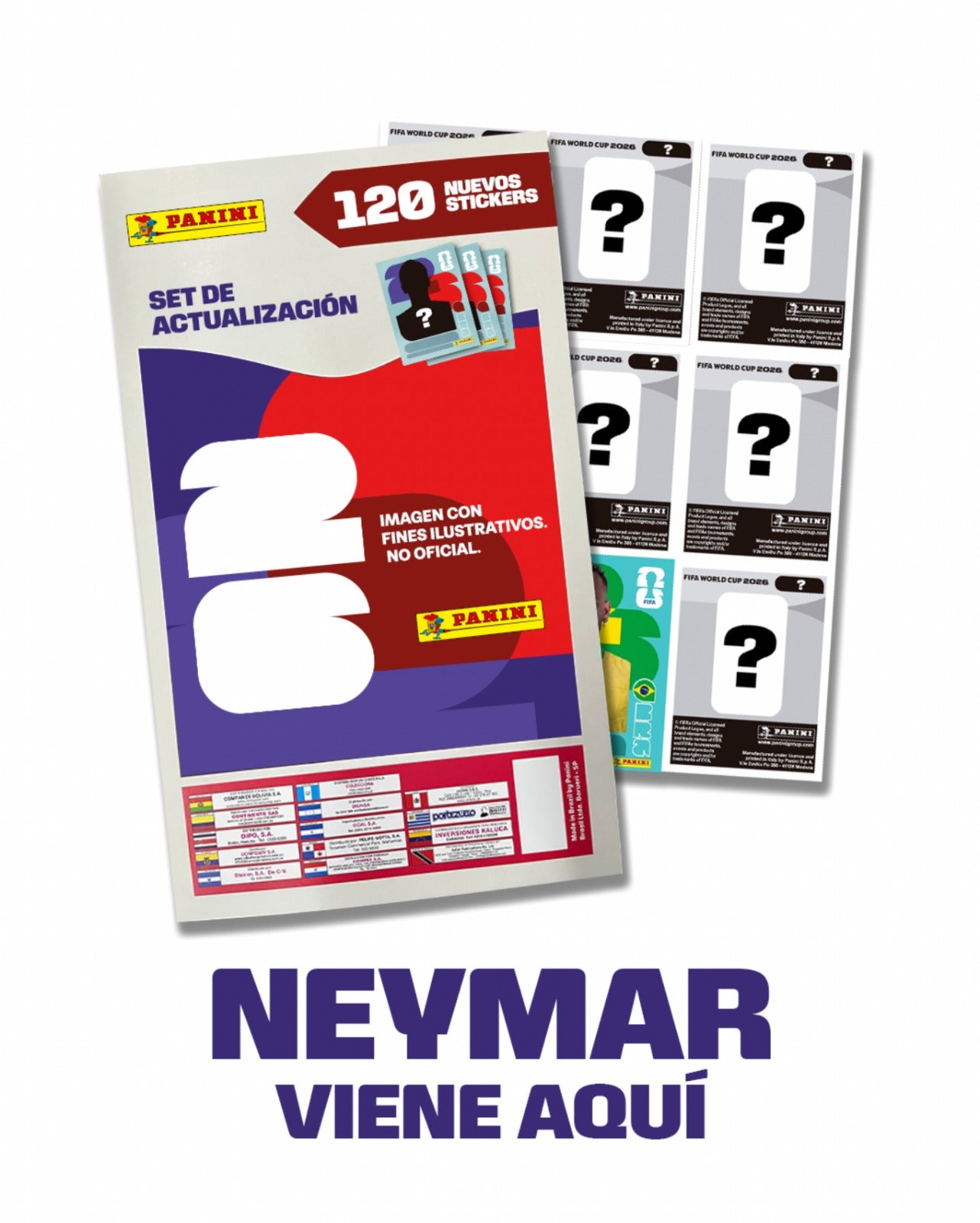 Colección Cromos de Stickers Panini Mundial 2026