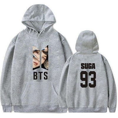 Sudadera BTS | Gris | Suga 93