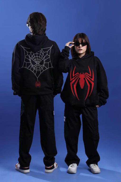 Conjunto Sudadera, Pants | Negro | Hombre Araña | Pareja Oversized Hoodies & Sweatshirts – Shop Now!