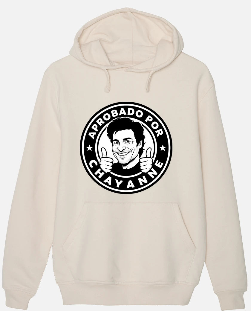 Sudadero | Crema | Chayanne | logo Chayanne
