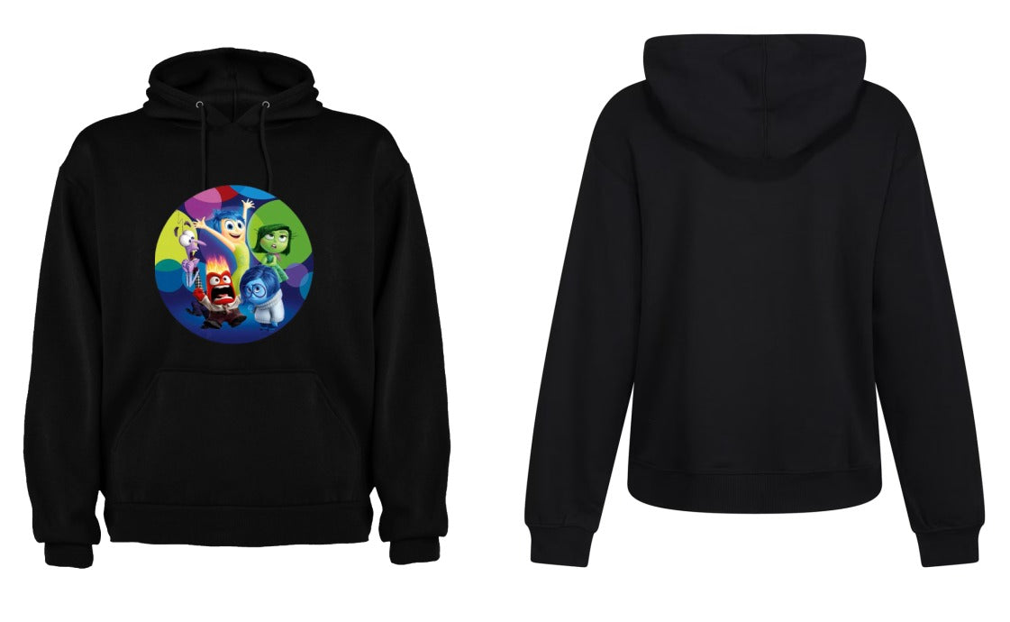 Sudadera INTENSAMENTE| Negro| ANIMADO