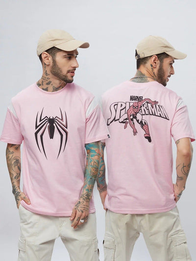 Playera | Rosa | Hombre araña | spiderman | Spider-Man: Sigil T-Shirts ₹ 549