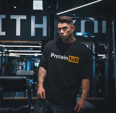 Playera negra | GYM | Protein Tub