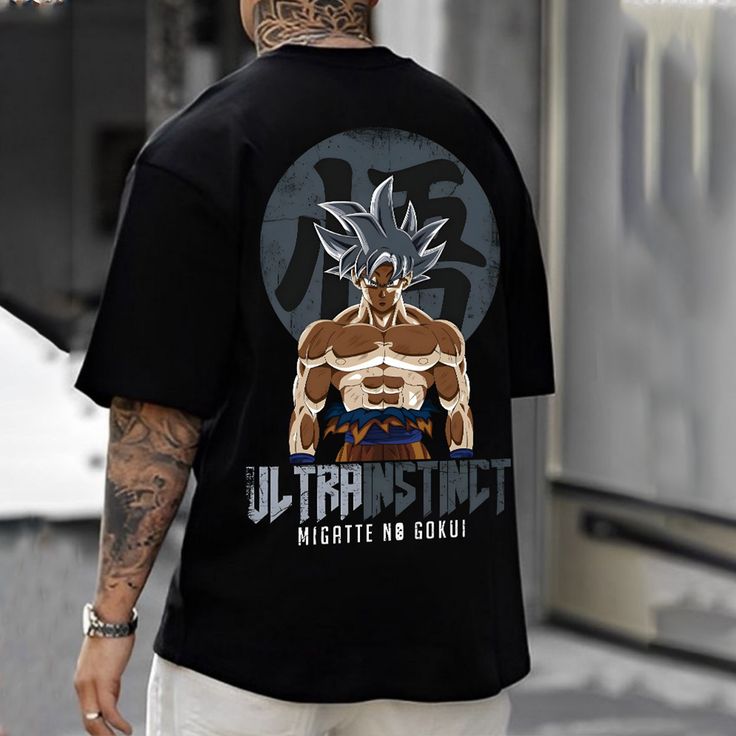 Playera negra | GYM | Ultra Instinct | Goku