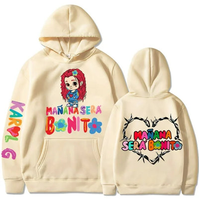 Sudadera Karol G | Beige | Mañana Será Bonito