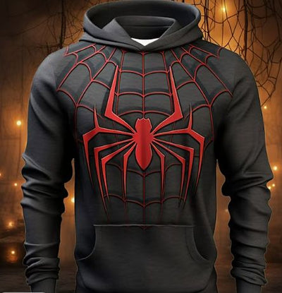 Sudadera | Gris | Hombre Araña | Spider man | pecho araña