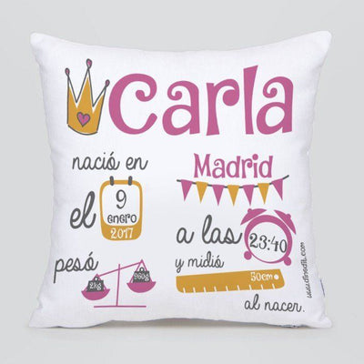 Cojín Personalizado | Nacimiento