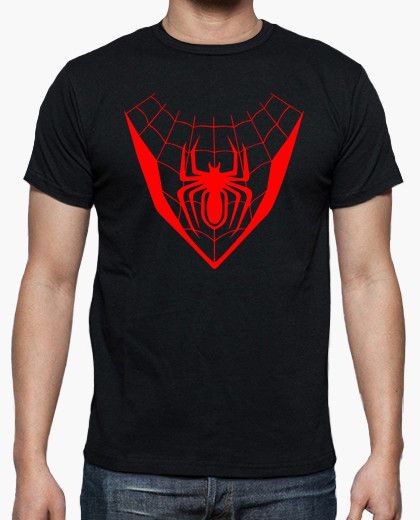 Playera | Negro | Hombre araña | spider man | Marvel | centro rojo