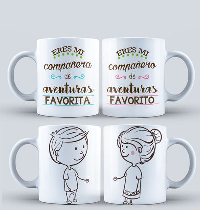 Taza Personalizada duo | Día del Amor y de la amistad
