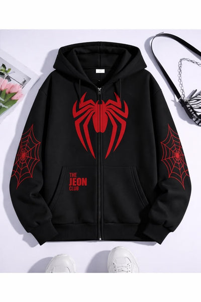 Sudadera | negro | Hombre Araña | Spider man | spider man hoodie black