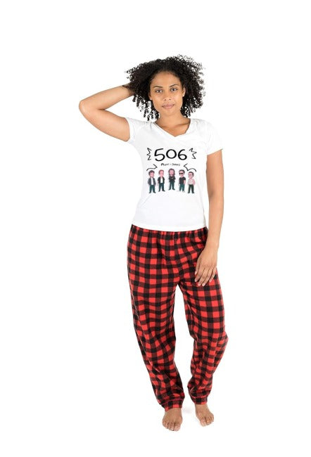 Pijama de Morat | Rojo | cuadros | Manga Corta | 506)
