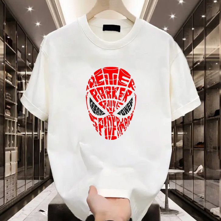 Playera | blanca | Hombre araña | spider man | piter parker